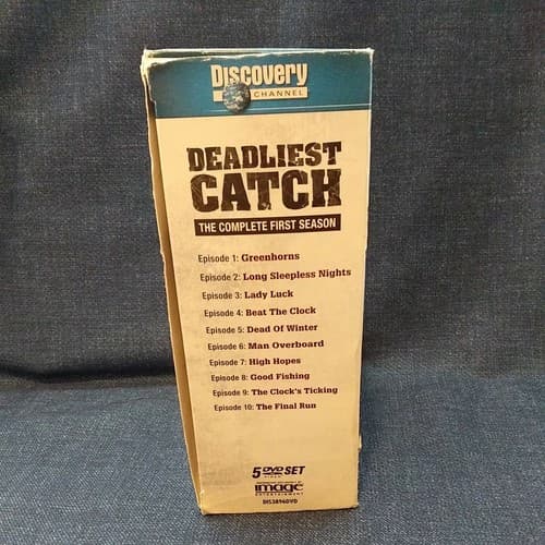 Deadliest Catch Season 1 DVD Set Discovery Channel 5 Disc Complete Series - Thumbnail 5