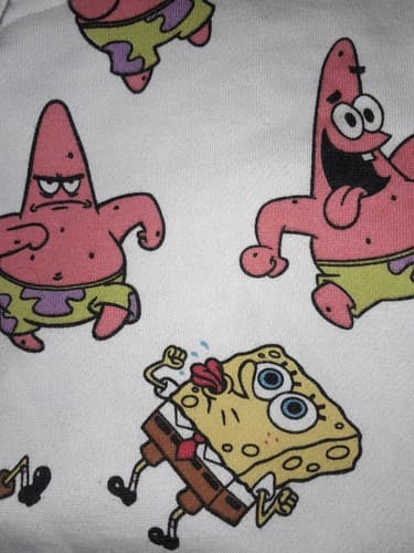 Nickelodeon Sponge Bob Squarepants and Patrick Sweatshirt Hoodie Size M Medium - Thumbnail 4