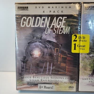 Golden Age of Steam + Great American Train Ride 8-DVD Bundle Train Documentary - Thumbnail 4