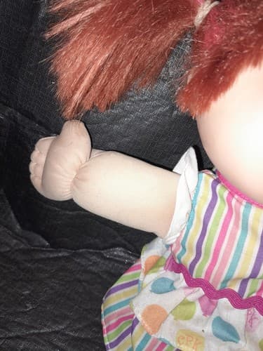 2011 Cabbage Patch Doll Red Nylon Hair Green Eyes OAA. Inc. JAKKS - Thumbnail 4