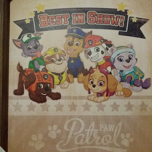 Wall Art PAW PATROL Best In Show 14"x18" Wood Backing and Frame Artissmo Designs - Thumbnail 2