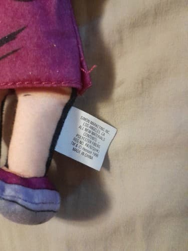 Blockbuster Video Music 1998 Miss Piggy Muppet Stars Plush Toy Figure With Tag - Thumbnail 4