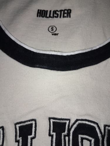 HOLLISTER T Shirt Mens Small White Logo Graphic California Coastal Tee - Thumbnail 5