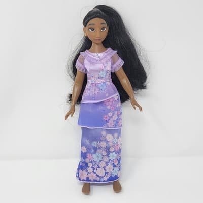 Disney Encanto Isabela Madrigal Doll Jakks Pacific 2021 Purple Floral Dress - Image 1