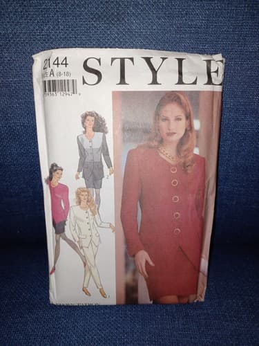 RARE STYLE 2144 Pattern Jacket Skirt Pants Sizes 8 10 12 14 16 18 UNCUT FF - Image 1