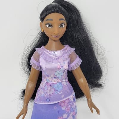 Disney Encanto Isabela Madrigal Doll Jakks Pacific 2021 Purple Floral Dress - Thumbnail 3