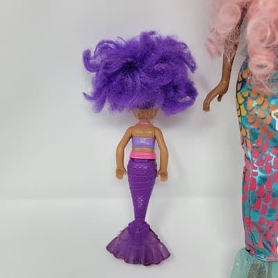 Barbie Chelsea Dreamtopia Purple Mermaid & Hairmazing Mermaid Doll Lot Bundle - Thumbnail 11