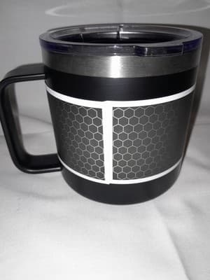 DAVE & BUSTERS Insulated Mug 16oz Black Stainless Steel Coffee Cup NEW - Thumbnail 4