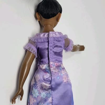 Disney Encanto Isabela Madrigal Doll Jakks Pacific 2021 Purple Floral Dress - Thumbnail 11