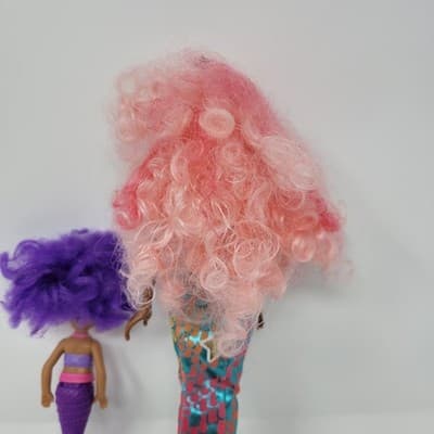 Barbie Chelsea Dreamtopia Purple Mermaid & Hairmazing Mermaid Doll Lot Bundle - Thumbnail 10