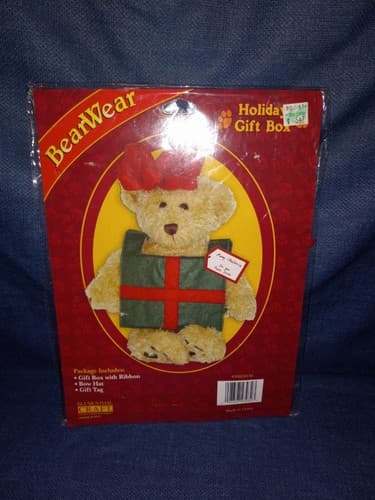 Bear Wear Kit 12'' - 18'' Blumenthal Crafts Bears Holiday Gift Box New Unopened - Thumbnail 2