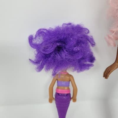 Barbie Chelsea Dreamtopia Purple Mermaid & Hairmazing Mermaid Doll Lot Bundle - Thumbnail 12