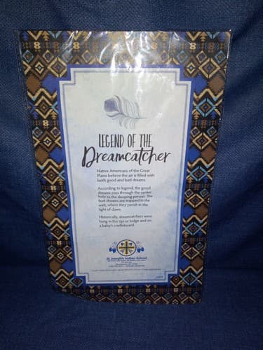 Dream Catcher 12" St. Joseph’s Indian School Lakota Sioux New Unopened - Thumbnail 2