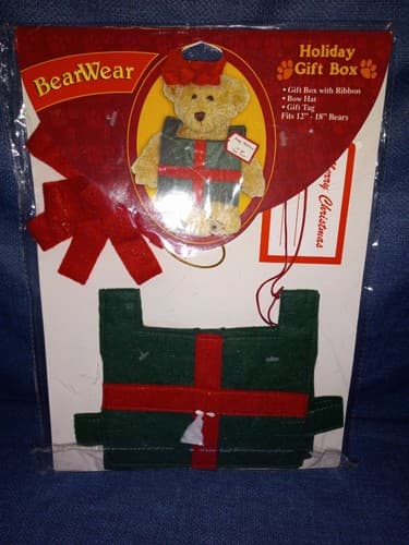 Bear Wear Kit 12'' - 18'' Blumenthal Crafts Bears Holiday Gift Box New Unopened - Thumbnail 3