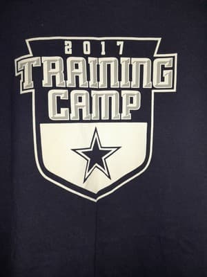 Dallas Cowboys 2017 Training Camp Navy Blue T-Shirt 4XL - Image 1