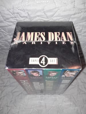 James Dean Rarities 1996 VHS 4 Tape Set Included The James Dean Story New Sealed - Image 1