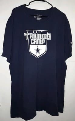 Dallas Cowboys 2017 Training Camp Navy Blue T-Shirt 4XL - Thumbnail 2