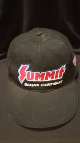 Summit Racing Equipment Hat USA Flag Patch Adjustable Cap 50 Year Anniversary - Image 1