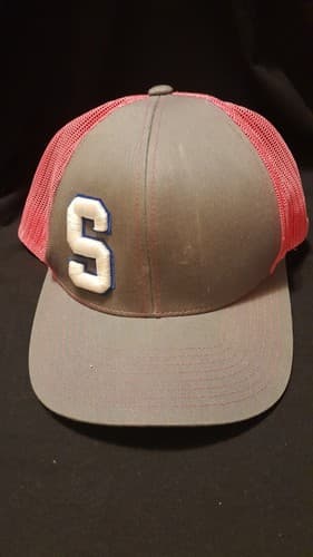Pacific Headwear Full-Profile Pro-Model Flat Trucker Snapback Cap S Bulldog Gray - Image 1