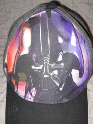Darth Vader Snapback Cap Hat Black Star Wars S/M - Thumbnail 2