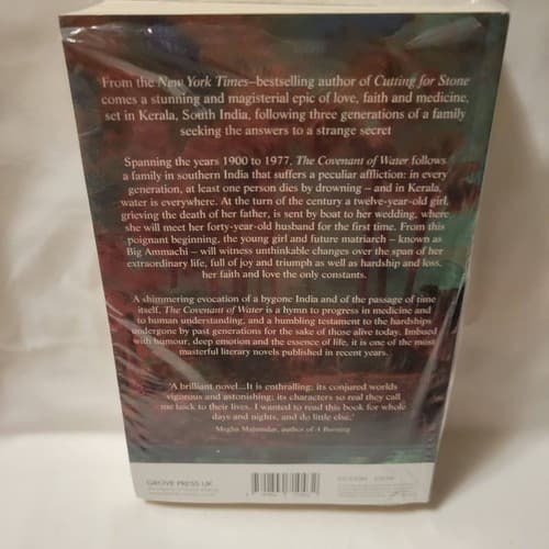 The Covenant of Water Abraham Verghese NEW Sealed Oprah’s Book Club 2023 - Thumbnail 3