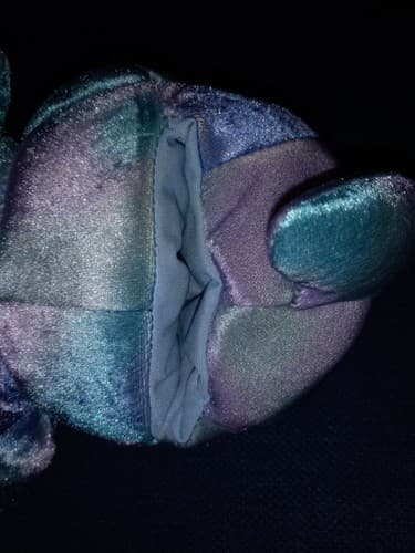 Build A Bear Dolphin Puppet Mermaid Splash 18" Retired Plush Blue Tie Dye BABW - Thumbnail 7