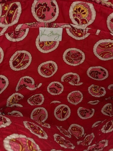 vera bradley tote Button Close Double Handle - Thumbnail 4