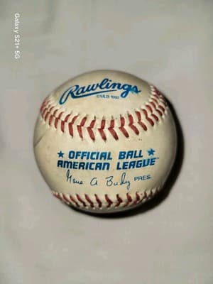 Blue Jays Official Baseball 1997 American League Pres. Gene A Budig - Thumbnail 2