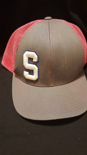 Pacific Headwear Full-Profile Pro-Model Flat Trucker Snapback Cap S Bulldog Gray - Thumbnail 3