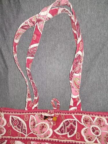 vera bradley tote Button Close Double Handle - Thumbnail 6