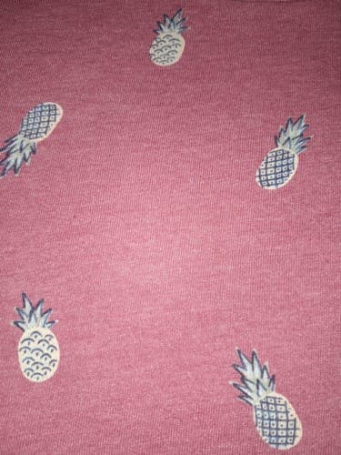 🍍 Aeropostale Shirt Mens XS X-Small Rose Short Sleeve Crew Neck Pineapple - Thumbnail 4
