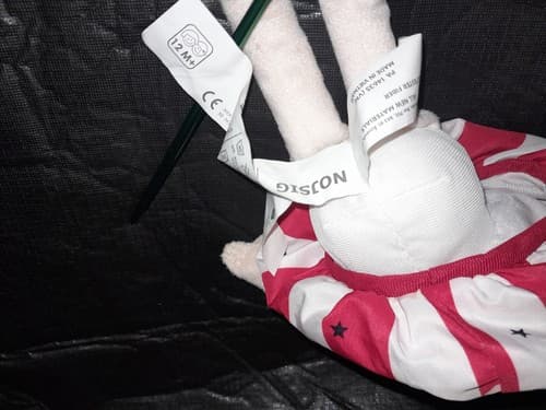 IKEA Nojsig Red White Queen Princess Circus Crown Stuffed Doll 15" Plush Toy Red - Thumbnail 6