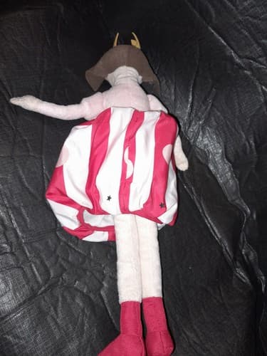 IKEA Nojsig Red White Queen Princess Circus Crown Stuffed Doll 15" Plush Toy Red - Thumbnail 5