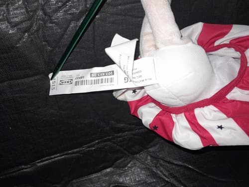 IKEA Nojsig Red White Queen Princess Circus Crown Stuffed Doll 15" Plush Toy Red - Thumbnail 7