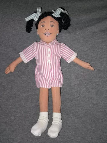 Amazing Grace Cloth Doll 11” African American - Image 1