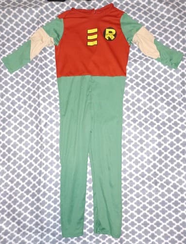 Robin Costume Kid Rubies Halloween Dress Up Child Sz S Teen Titans Go! - Image 1