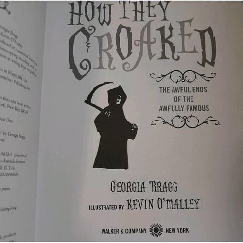 How They Croaked & How They Choked Set Georgia Bragg Scholastic History Humor 2x - Thumbnail 7