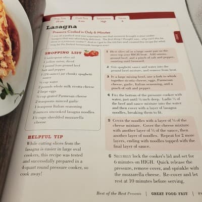 Great Food Fast by Bob Warden Pressure Cooker Cookbook Hardcover - Thumbnail 11