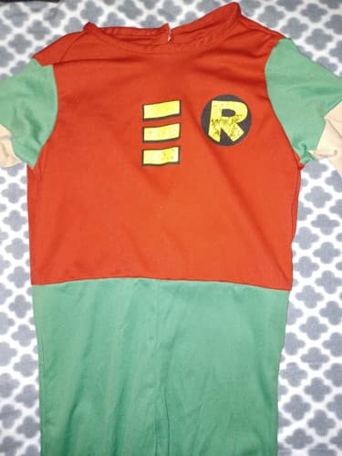 Robin Costume Kid Rubies Halloween Dress Up Child Sz S Teen Titans Go! - Thumbnail 2