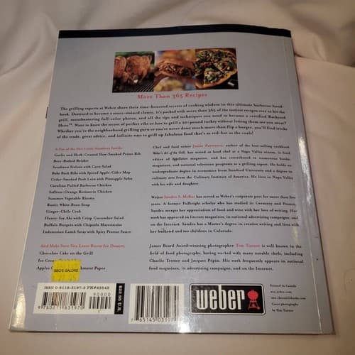 Weber’s Big Book of Grilling Cookbook Jamie Purviance BBQ Recipes 365+ - Thumbnail 4