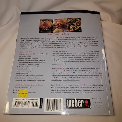 Weber’s Big Book of Grilling Cookbook Jamie Purviance BBQ Recipes 365+ - Thumbnail 3