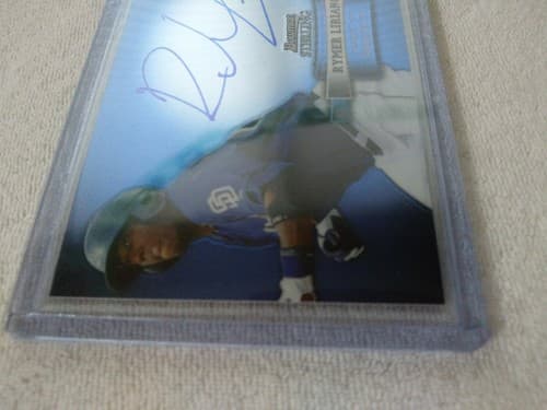 2012 Bowman Sterling RYMER LIRIANO RC Auto #BSAP-RL San Diego Padres Rookie Card - Thumbnail 3