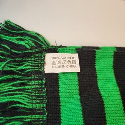 Ltd. Promo Ruffneck Scarf Austin FC MLS Soccer Scarf 54" Black Green Q2 Stadium - Thumbnail 5