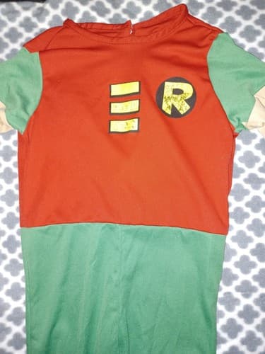 Robin Costume Kid Rubies Halloween Dress Up Child Sz S Teen Titans Go! - Thumbnail 3