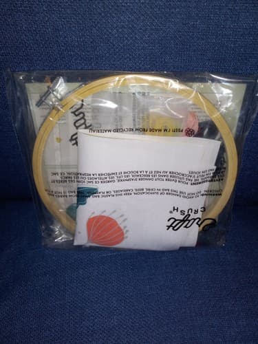 Craft Crush, Winter Flower, Embroidery Kit, Hoops Needles Canvas Thread - Thumbnail 3