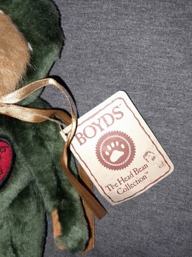 Boyd's Bears Plush Frog Bear F.R.O.G. 1988 2003 9.5” Forever Rely On God - Thumbnail 3
