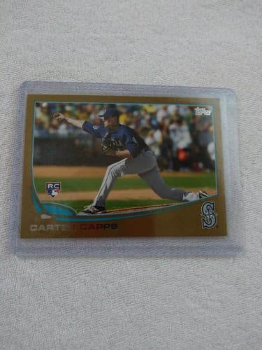 2013 TOPPS Carter Capps Gold RC #157 /2013 Seattle Mariners - Image 1