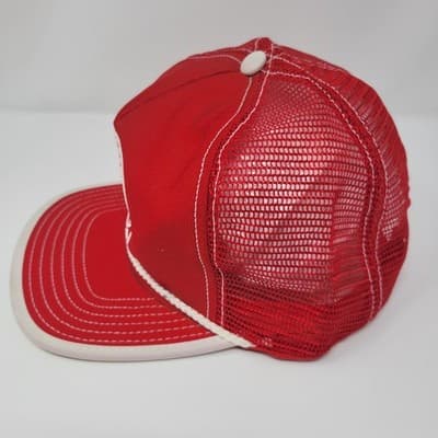 Vintage Big Red Tool Carlsbad NM Oilfield Trucker Hat Mesh Snapback Made Korea - Thumbnail 2
