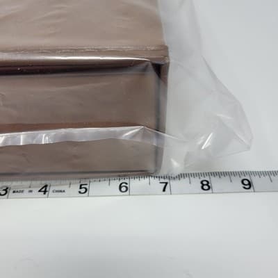VINTAGE Cassette Tape Storage Case Holds 12 Brown Faux Leather Carry Case - Thumbnail 14