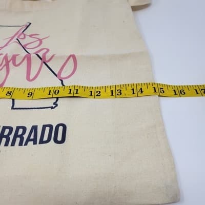 Caso Cerrado Canvas Tote Bag Los Angeles California Reusable Shopper 15x15 - Thumbnail 8